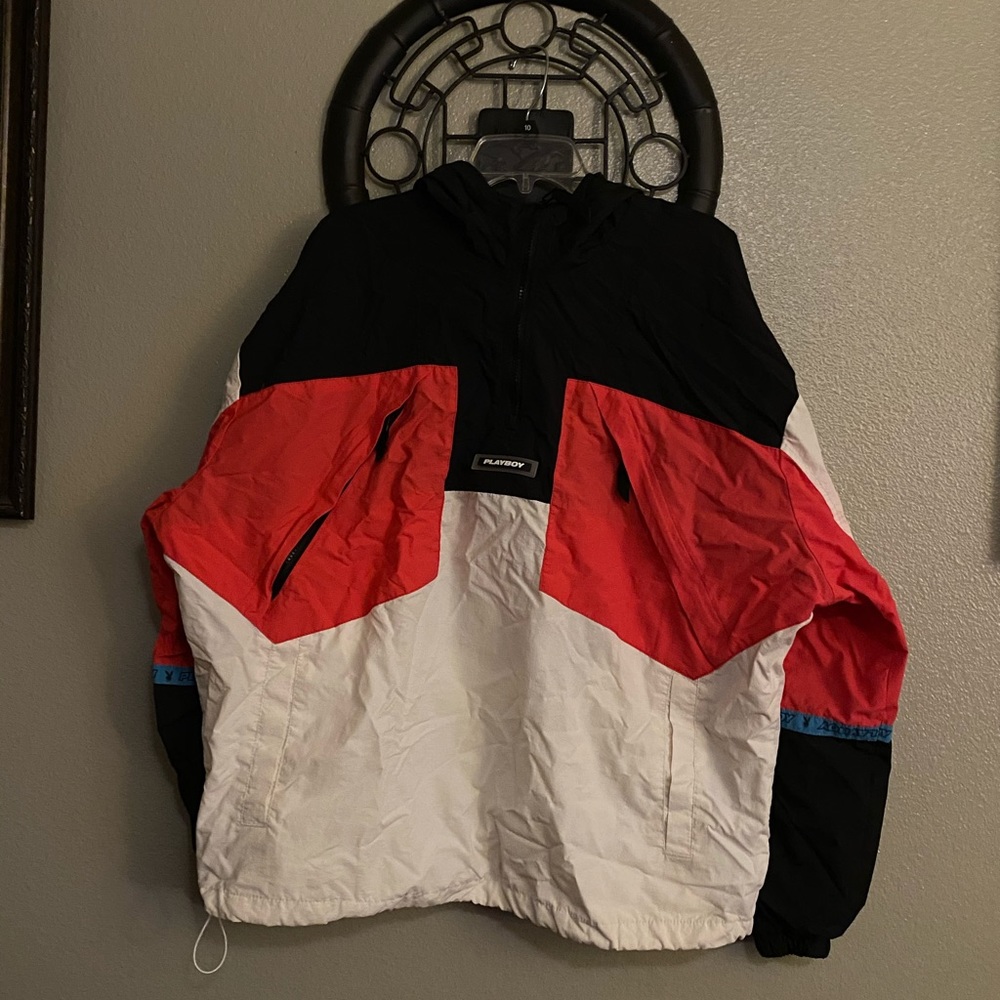 PlayBoy and pacsun collab windbreaker